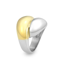 Load image into Gallery viewer, TK3887 - Two Tone IP Gold (Ion Plating) Stainless Steel Ring with NoStone in No Stone