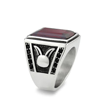 Load image into Gallery viewer, TK3897 - High polished (no plating) Stainless Steel Ring with AAA Grade CZ in Siam