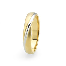 Load image into Gallery viewer, TK3918 - Two Tone IP Gold (Ion Plating) Stainless Steel Ring with NoStone in No Stone