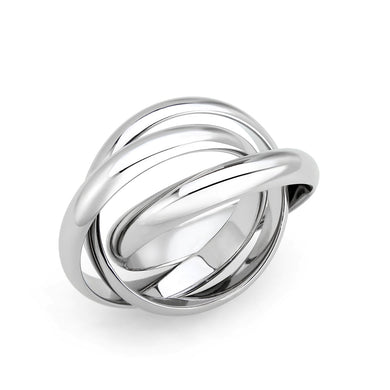 TK3920 - High polished (no plating) Stainless Steel Ring with NoStone in No Stone