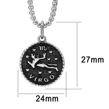 Load image into Gallery viewer, TK3922 - High polished (no plating) Stainless Steel Chain Pendant with NoStone in No Stone