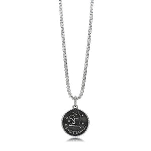 TK3927 - High polished (no plating) Stainless Steel Chain Pendant with NoStone in No Stone