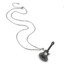 Load image into Gallery viewer, TK3933 - High polished (no plating) Stainless Steel Chain Pendant with Top Grade Crystal in Clear