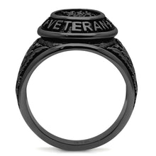 Load image into Gallery viewer, TK414704J - IP Black(Ion Plating) Stainless Steel Ring with Epoxy  in Jet