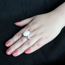 Load image into Gallery viewer, TK3788 - IP Rose Gold(Ion Plating) Stainless Steel Ring with Synthetic in Fireopal