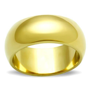 GL012 - IP Gold(Ion Plating) Brass Ring with No Stone