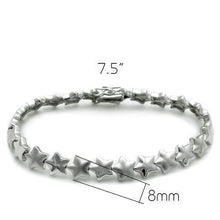 Load image into Gallery viewer, LO2021 Matte Rhodium &amp; Rhodium Brass Bracelet with No Stone in No Stone
