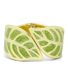 Load image into Gallery viewer, LO2121 - Flash Gold White Metal Bangle with Epoxy  in No Stone