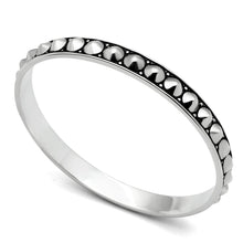 Load image into Gallery viewer, LO2620 - Rhodium Brass Bangle with No Stone