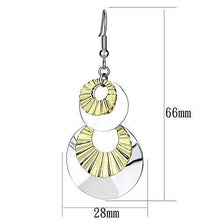 Load image into Gallery viewer, LO2656 - Reverse Two-Tone Iron Earrings with No Stone