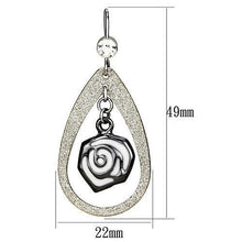 Load image into Gallery viewer, LO2717 - Special Color Iron Earrings with Top Grade Crystal  in Clear