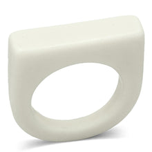 Load image into Gallery viewer, LO2964 N/A Resin Ring with Synthetic in White