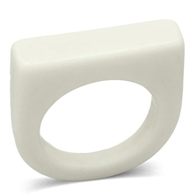 LO2964 N/A Resin Ring with Synthetic in White