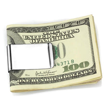 Load image into Gallery viewer, LO3380 - High polished (no plating) Stainless Steel Money clip with No Stone