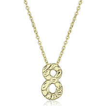 Load image into Gallery viewer, LO3466 - Flash Gold Brass Chain Pendant with Top Grade Crystal  in Clear