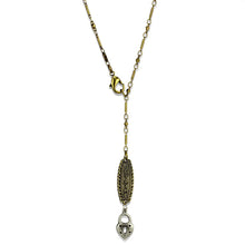 Load image into Gallery viewer, LO3823 - Gold+Antique Silver White Metal Chain Pendant with No Stone