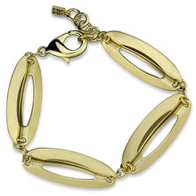 Load image into Gallery viewer, LO3941 - Gold &amp; Brush Brass Bracelet with No Stone