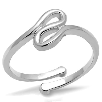 LO3999 - Rhodium Brass Ring with No Stone