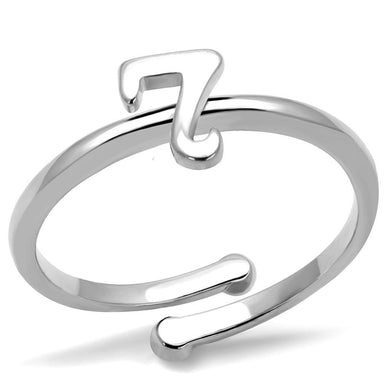 LO4003 - Rhodium Brass Ring with No Stone
