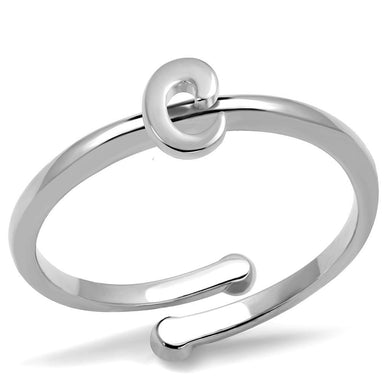 LO4007 - Rhodium Brass Ring with No Stone