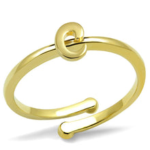 Load image into Gallery viewer, LO4008 - Flash Gold Brass Ring with No Stone