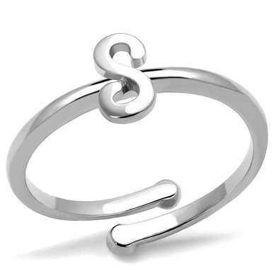 LO4013 - Rhodium Brass Ring with No Stone