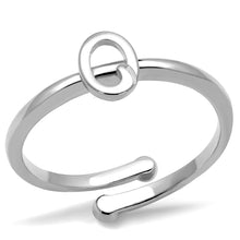 Load image into Gallery viewer, LO4035 - Rhodium Brass Ring with No Stone