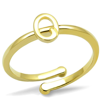 LO4036 - Flash Gold Brass Ring with No Stone