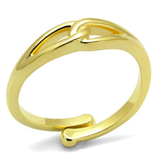Load image into Gallery viewer, LO4081 Flash Gold Brass Ring with No Stone in No Stone