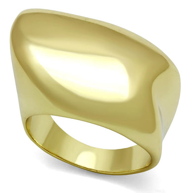 LO4105 - Gold Brass Ring with No Stone