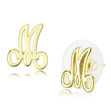 Load image into Gallery viewer, LO4667 - Flash Gold Brass Earrings with No Stone