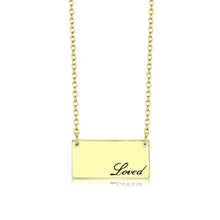 Load image into Gallery viewer, LO4699 - Flash Gold Brass Necklace with Top Grade Crystal  in Clear