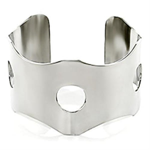 LO615 -  Stainless Steel Bangle with No Stone