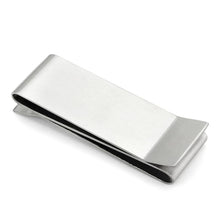 Load image into Gallery viewer, LO877 - Rhodium Stainless Steel Money clip with No Stone