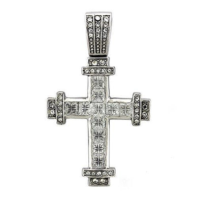 LOAS1326  925 Sterling Silver Pendant with AAA Grade CZ in
