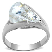Load image into Gallery viewer, LOS650 - Silver 925 Sterling Silver Ring with AAA Grade CZ  in Clear