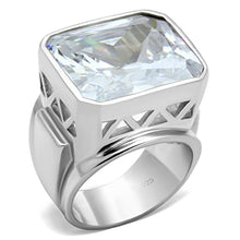 Load image into Gallery viewer, LOS670 - Silver 925 Sterling Silver Ring with AAA Grade CZ  in Clear