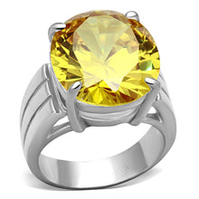 Load image into Gallery viewer, LOS677 - Silver 925 Sterling Silver Ring with AAA Grade CZ  in Topaz