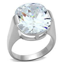Load image into Gallery viewer, LOS688 - Silver 925 Sterling Silver Ring with AAA Grade CZ  in Clear