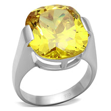 Load image into Gallery viewer, LOS689 - Silver 925 Sterling Silver Ring with AAA Grade CZ  in Topaz