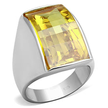 Load image into Gallery viewer, LOS693 - Silver 925 Sterling Silver Ring with AAA Grade CZ  in Topaz