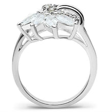 Load image into Gallery viewer, SS018 - Silver 925 Sterling Silver Ring with AAA Grade CZ  in Clear