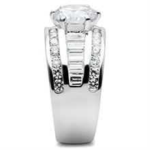 Load image into Gallery viewer, SS019 - Silver 925 Sterling Silver Ring with AAA Grade CZ  in Clear