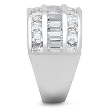 Load image into Gallery viewer, SS022 - Silver 925 Sterling Silver Ring with AAA Grade CZ  in Clear