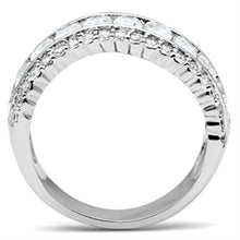 Load image into Gallery viewer, SS029 - Silver 925 Sterling Silver Ring with AAA Grade CZ  in Clear