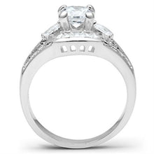 Load image into Gallery viewer, SS030 - Silver 925 Sterling Silver Ring with AAA Grade CZ  in Clear