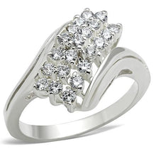 Load image into Gallery viewer, SS038 - Silver 925 Sterling Silver Ring with AAA Grade CZ  in Clear