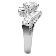 Load image into Gallery viewer, SS043 - Silver 925 Sterling Silver Ring with AAA Grade CZ  in Clear