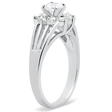 Load image into Gallery viewer, SS053 - Silver 925 Sterling Silver Ring with AAA Grade CZ  in Clear
