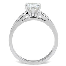Load image into Gallery viewer, SS058 - Silver 925 Sterling Silver Ring with AAA Grade CZ  in Clear